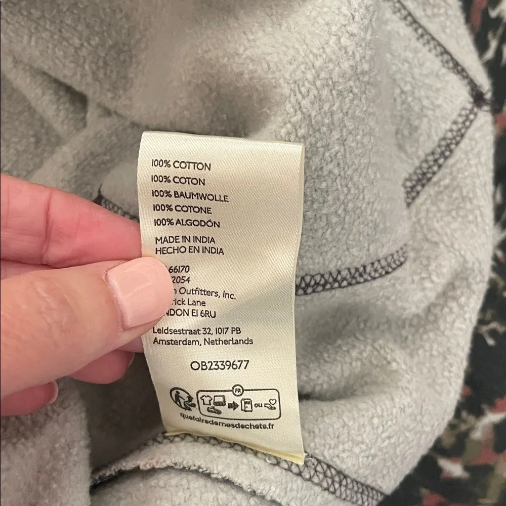 Free People Aiden Cardi Sweatshirt- Medium